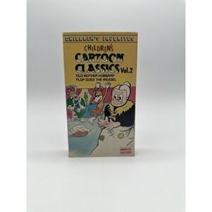 Children's Cartoon Classics Vol. 2 Old Mother Hubbard / The Three Bears VHS RARE